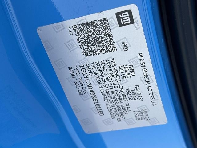 2022 Chevrolet Corvette Stingray 3LT