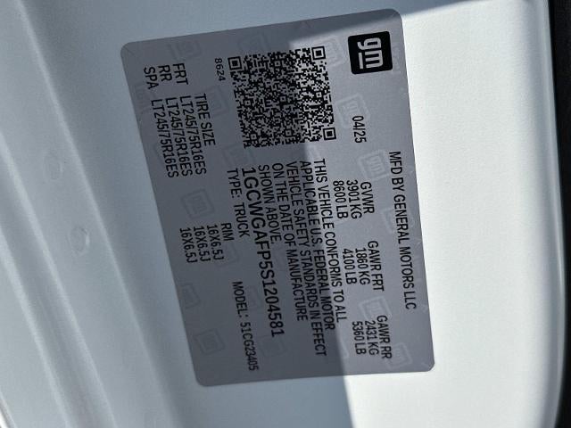 2025 Chevrolet Express Cargo Base