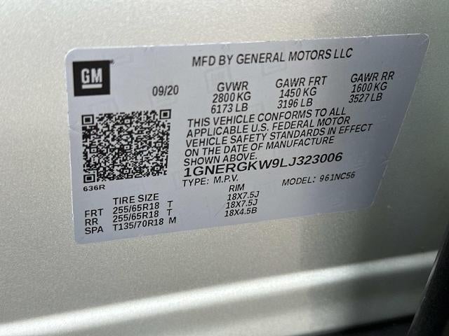 2020 Chevrolet Traverse LT Cloth