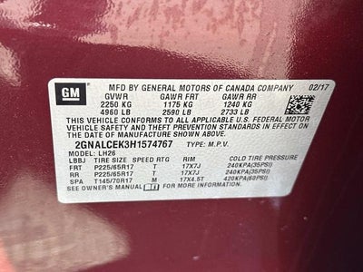 2017 Chevrolet Equinox LT
