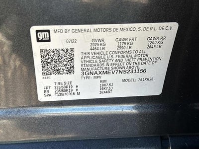 2022 Chevrolet Equinox RS