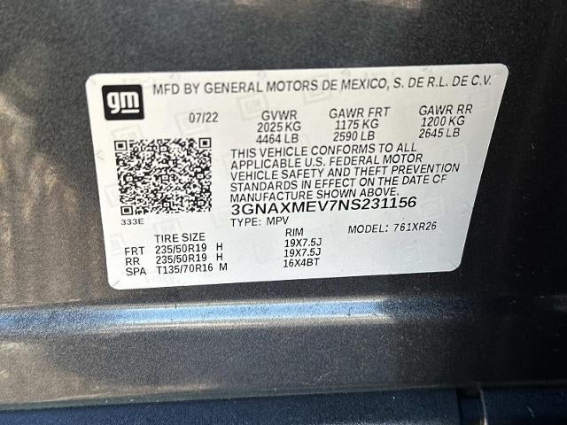 2022 Chevrolet Equinox RS