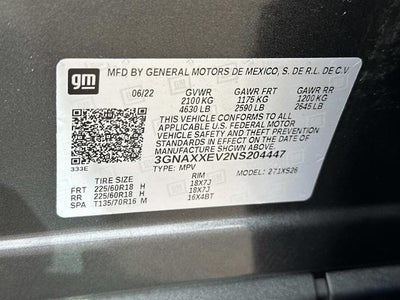 2022 Chevrolet Equinox Premier