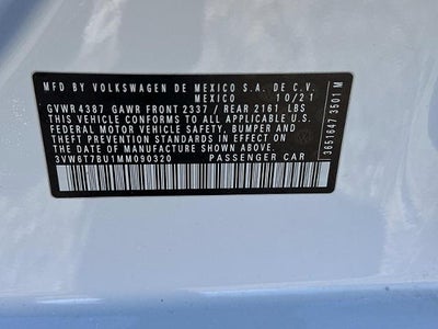 2021 Volkswagen Jetta GLI 2.0T Autobahn