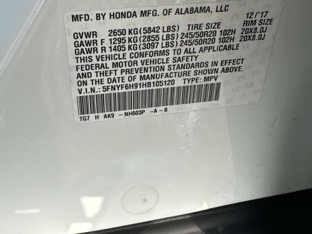 2017 Honda Pilot Touring