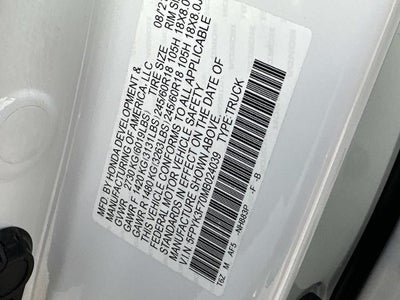 2021 Honda Ridgeline RTL-E