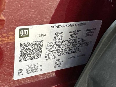 2024 Chevrolet Trax 1RS
