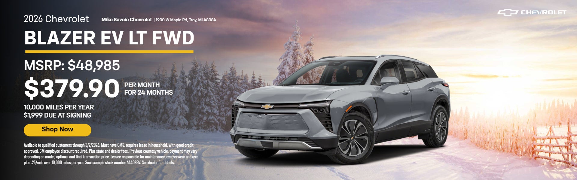 2026 Blazer EV LT FWD