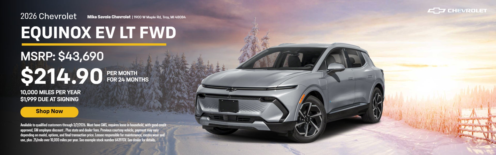 2026 Equinox EV LT FWD