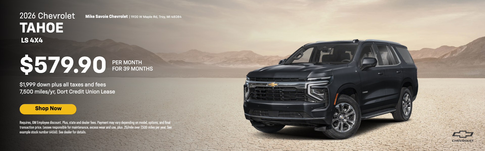 2026 Chevrolet Tahoe