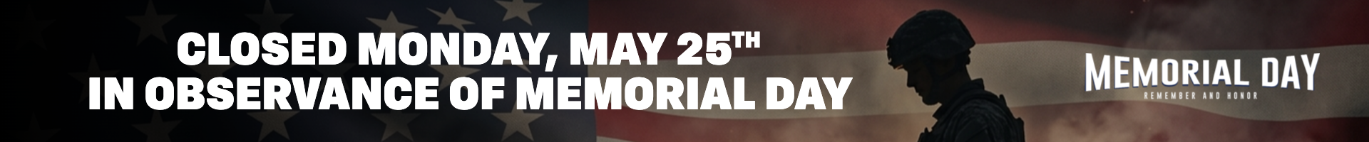 Memorial Day Banner