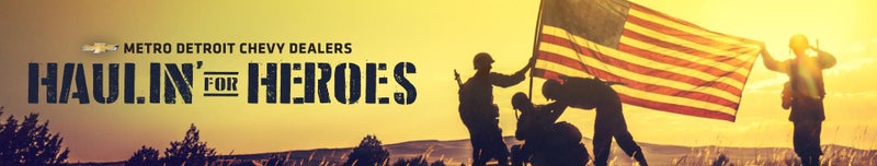 Hauling for Heroes Banner Chevrolet