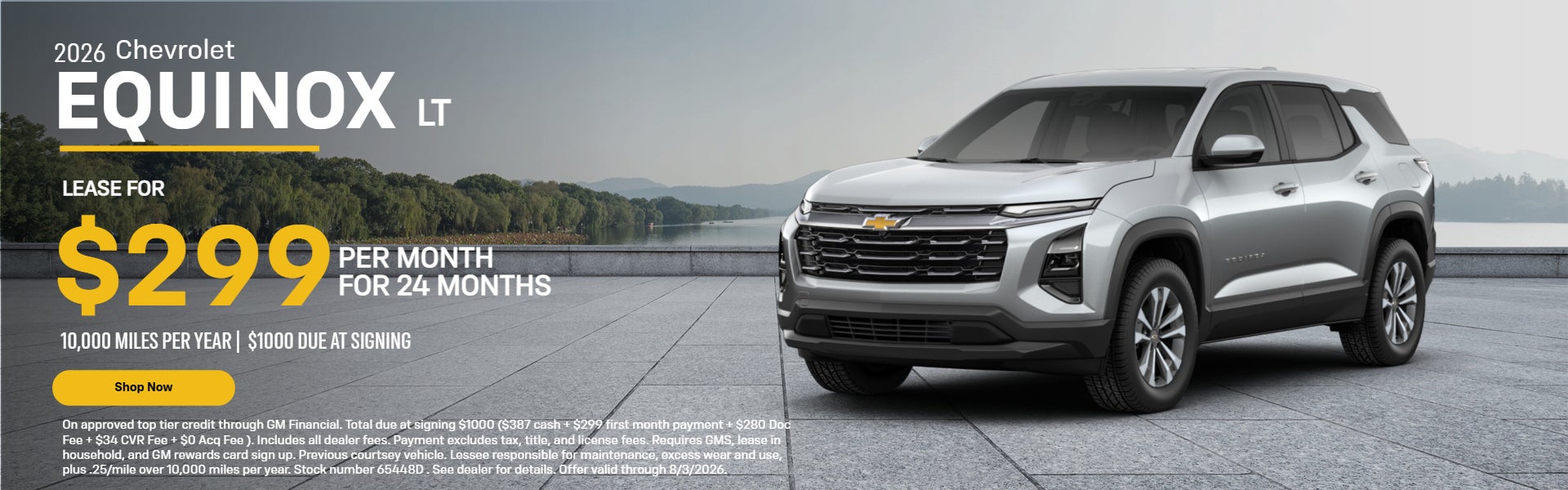 2026 Equinox LT APR Offer