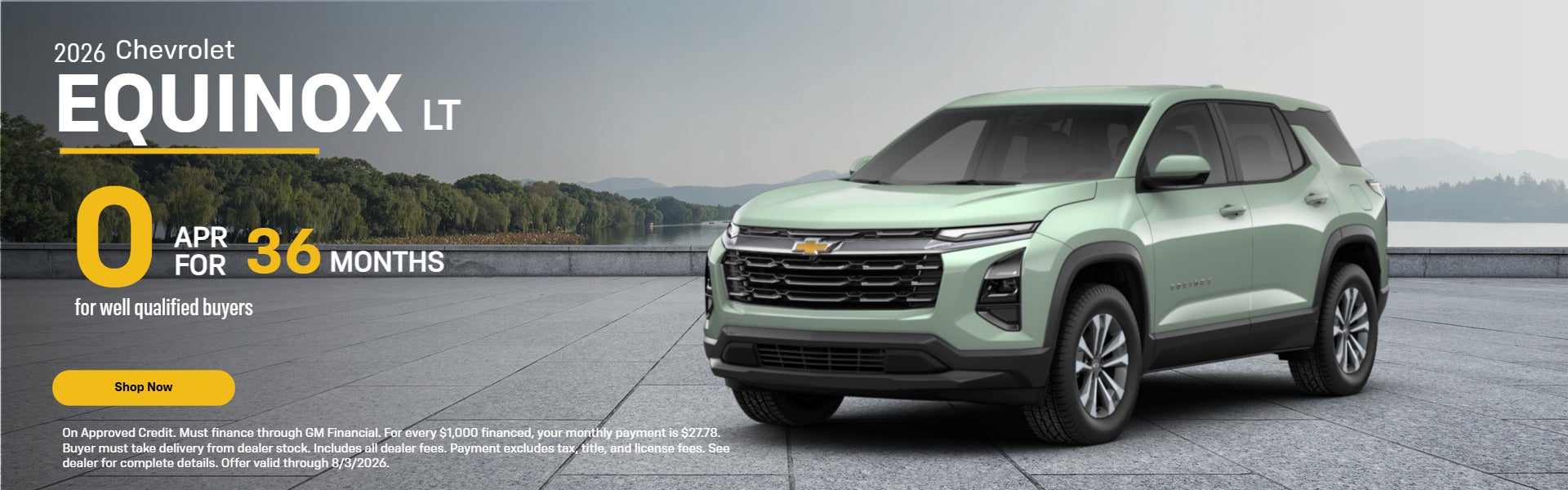 2026 Equinox LT Lease Offer