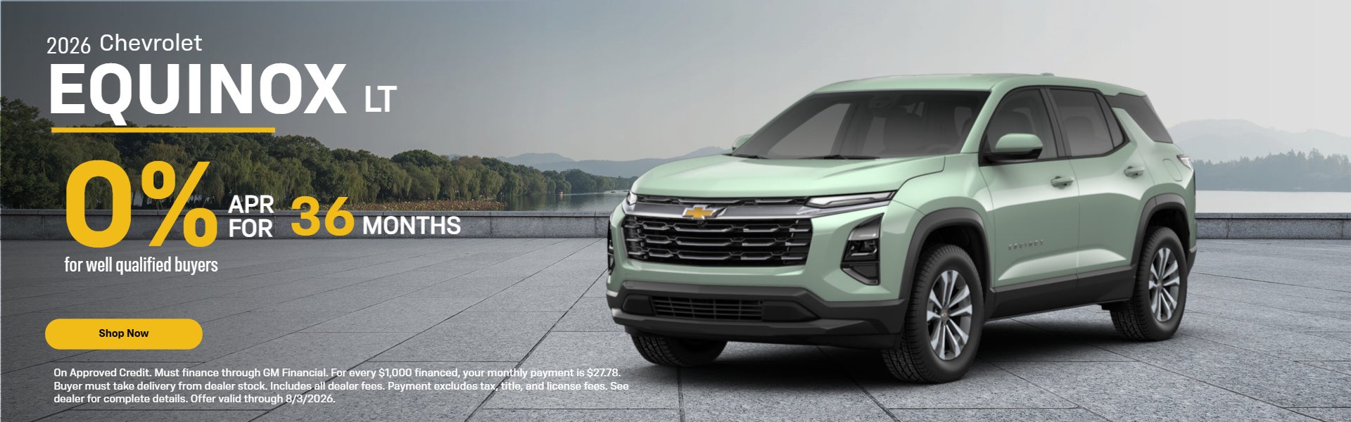 2026 Equinox LT Lease Offer