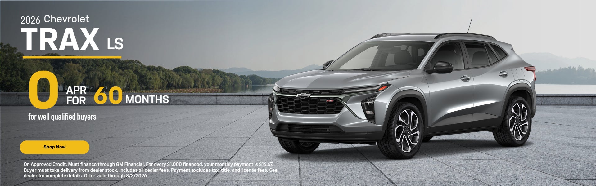 2026 Trax LS APR Offer