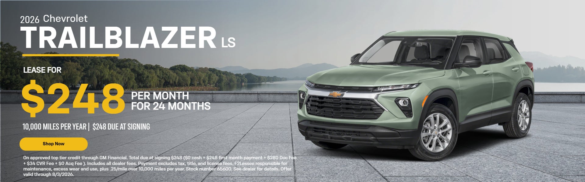 2026 Trailblazer LS Lease Offer