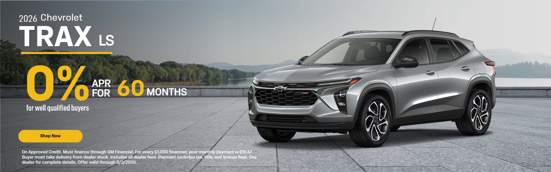 2026 Trax LS APR Offer