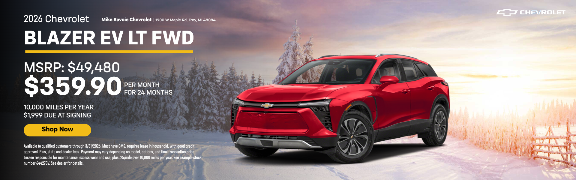 2026 Chevrolet Blazer EV