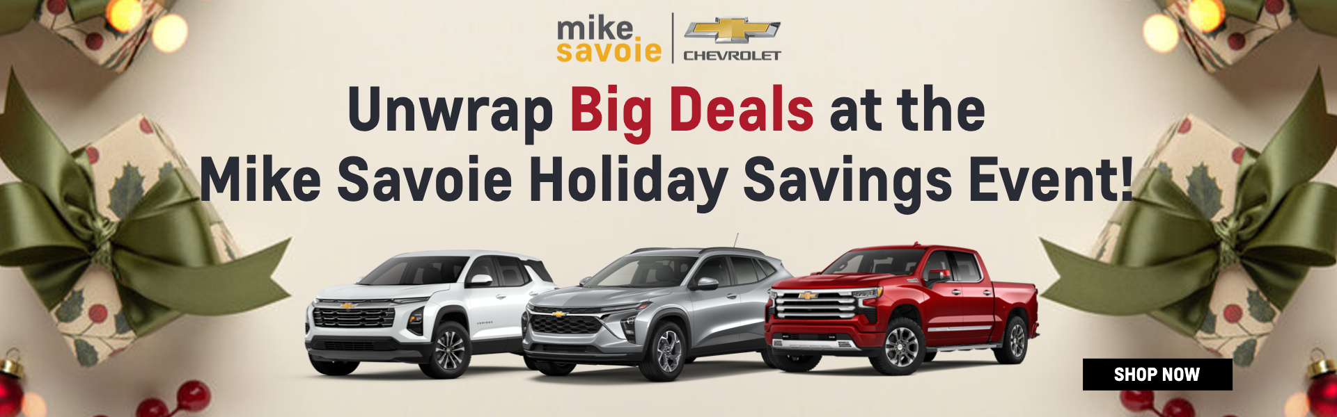 Holiday Savings Event