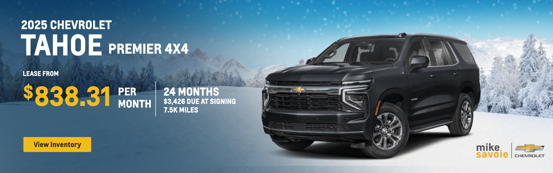 2025 Tahoe Premier 4x4